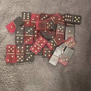 Handmade resin dominoes set